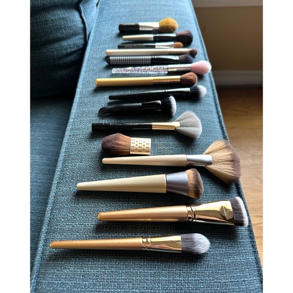 Luxie Eco Tools MOTD Face Makeup Brushes Contour Highlight Concealer 15 pc Set - Picture 10 of 12